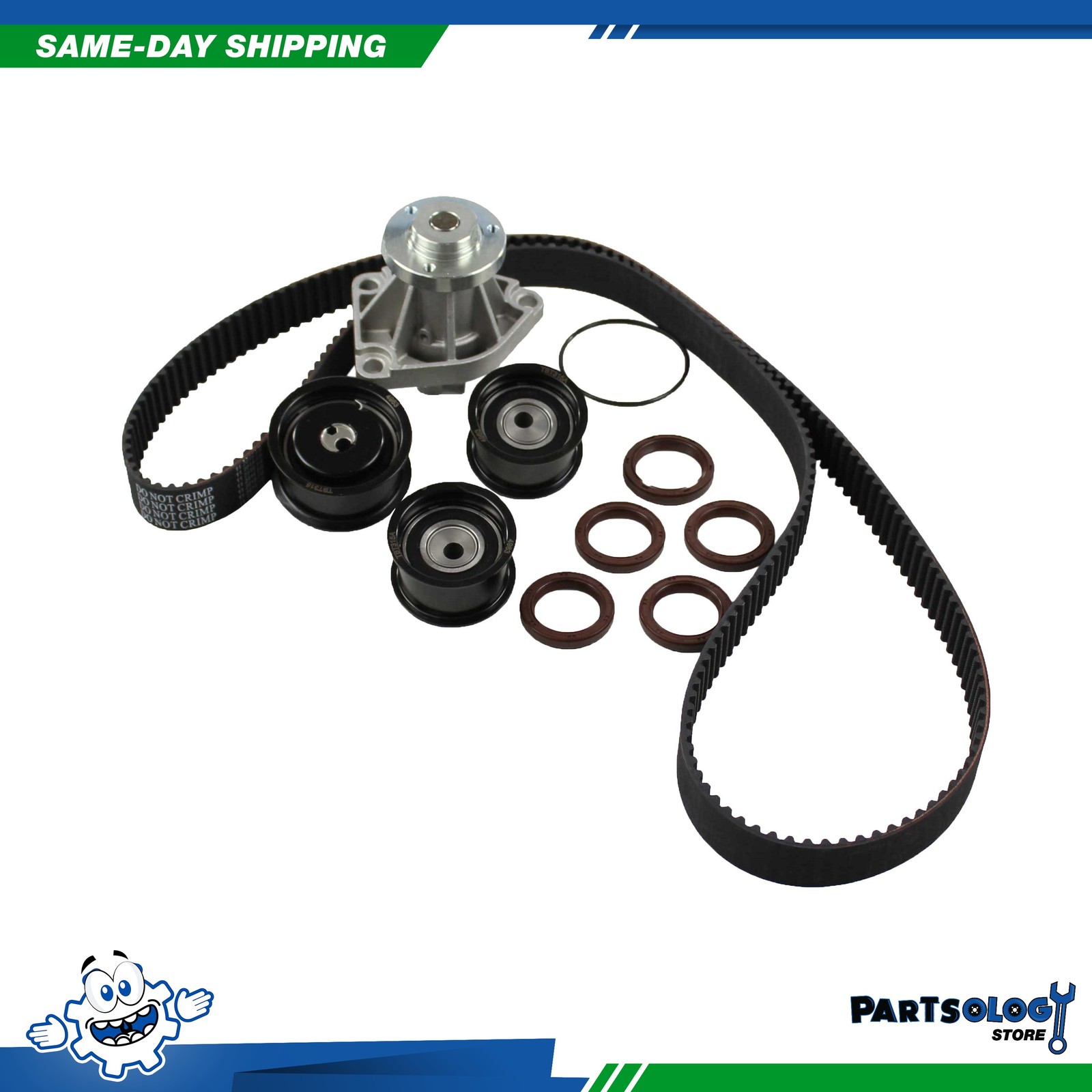 DNJ TBK315WP Timing Belt Kit Water Pump For 95-05 Cadillac Saab 9000 3.0L DOHC