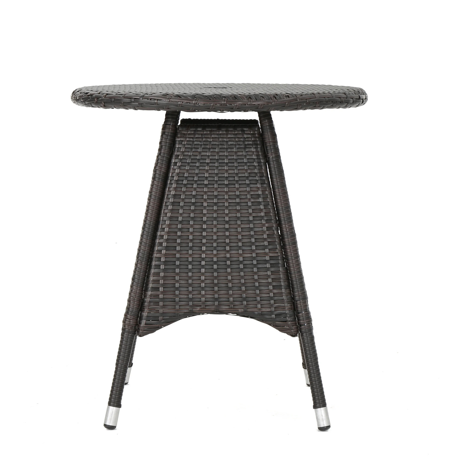 Round Wicker Outdoor Bistro Table