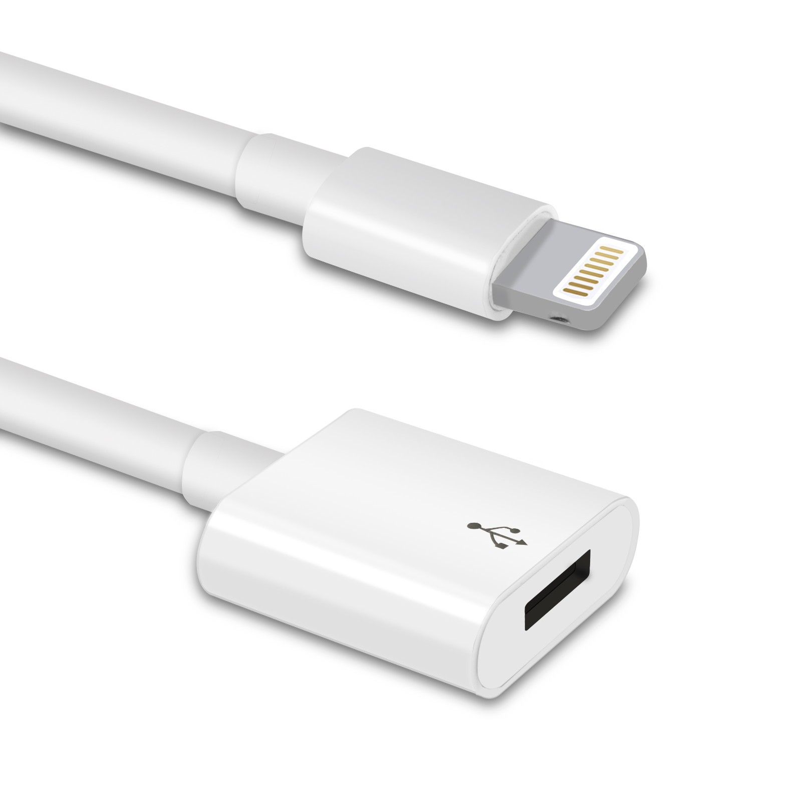 TechMatte Apple Pencil Flexible Charging Adapter for iPad Pro (Cable - 1 Foot)
