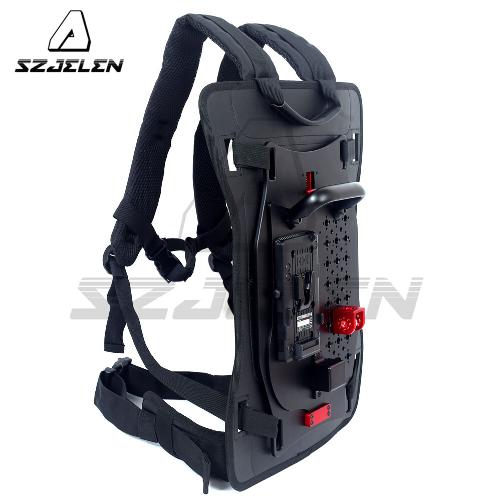 Camera V-mount Battery Power Back With Handle Fixing Plate for ARRI S35 Mini LF