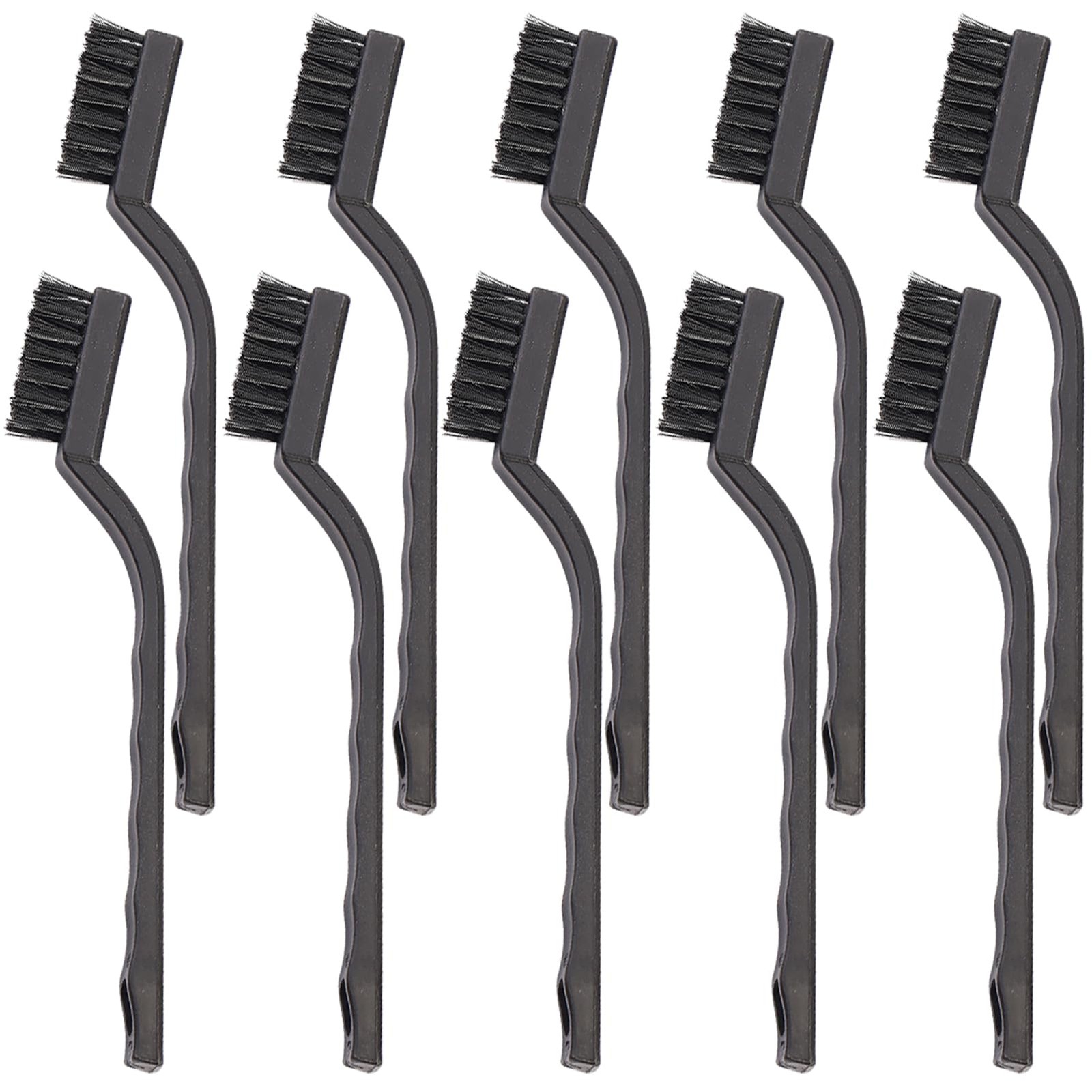 Haojiaho 10PCS Anti Static ESD Cleaning Brush Kit, Keyboard PCB Black