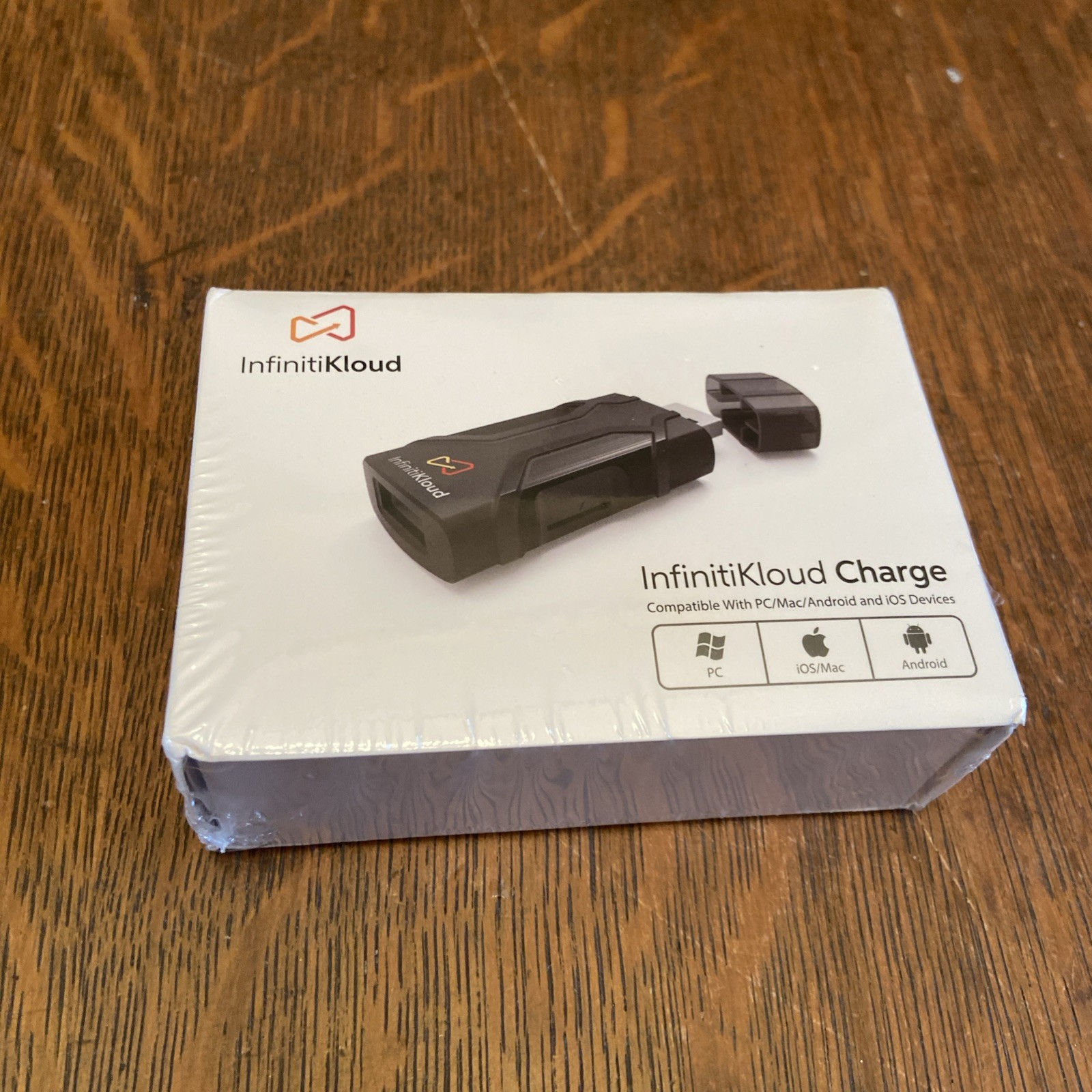 InfinitiKloud SD USB Powered Backup Drive PC Mac Android NEW & FACTORY SEALED