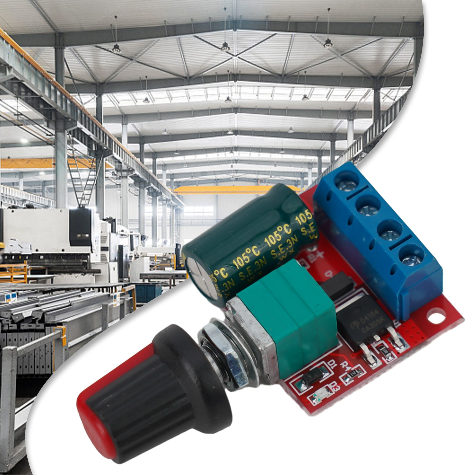 Speed Controller Voltage Regulator 12V DC Adjustable Drive Low Voltage