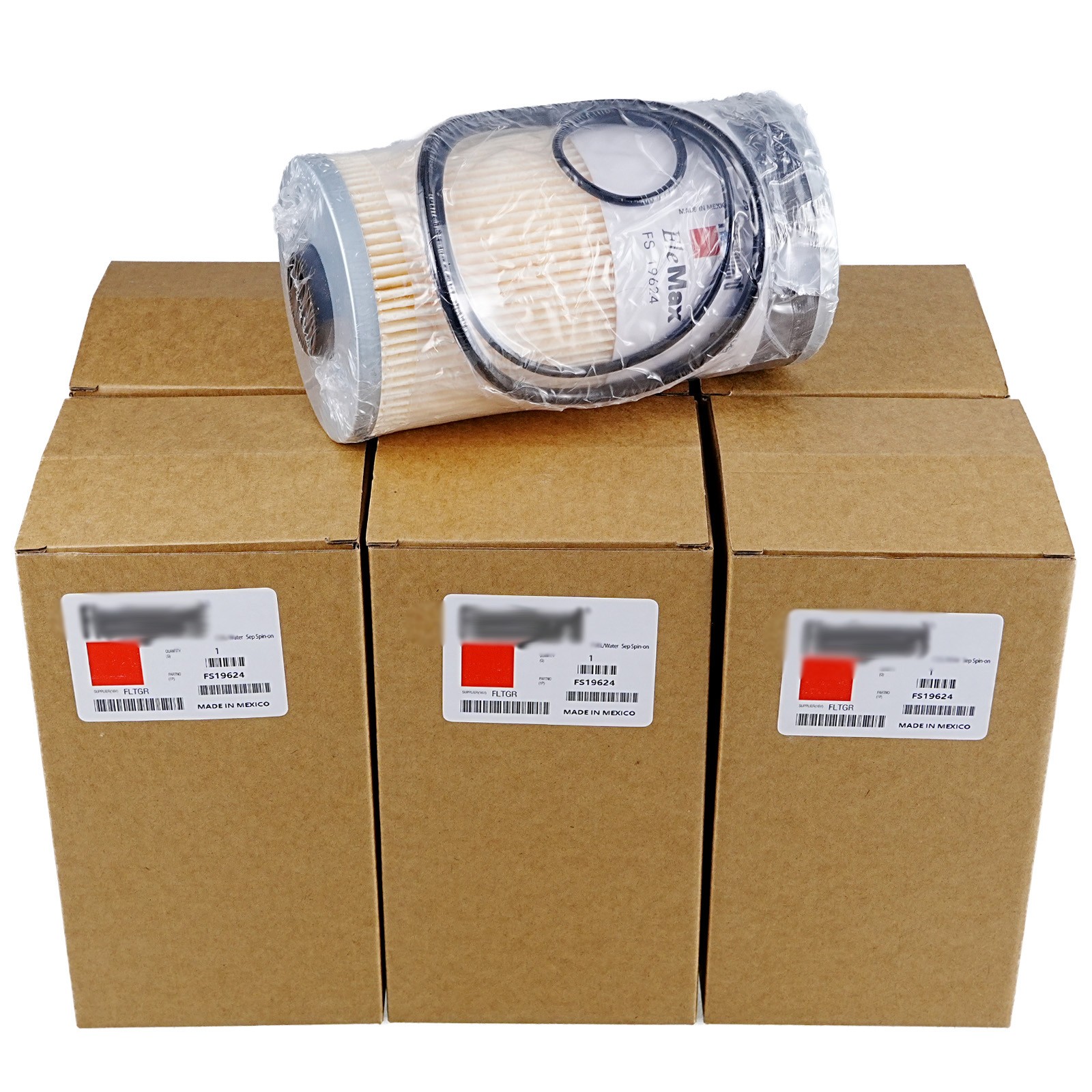 6PCS FS19624 Fuel Filter / Water Separator Fits For Cummins Fleetguard NEW