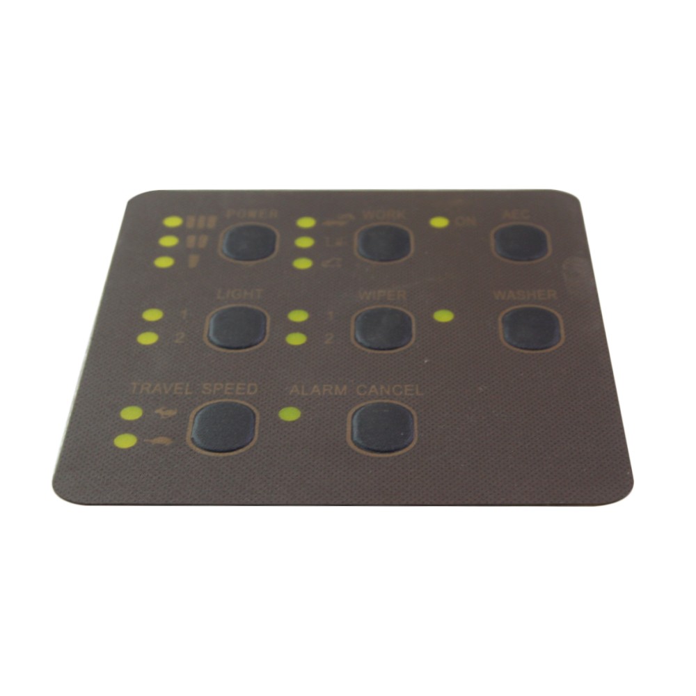 Excavator Cab Display Button Meter Sticker For CAT E312 320 330V1V2BCD