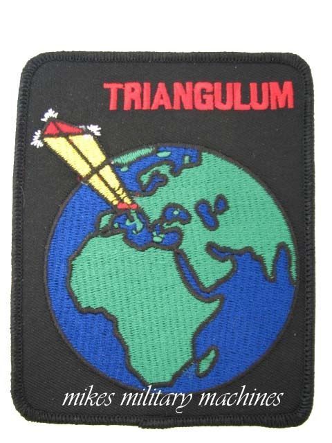 USAF Air Force Black Ops Area 51 Military Triangulum U2 Spy Plane Aviation Patch