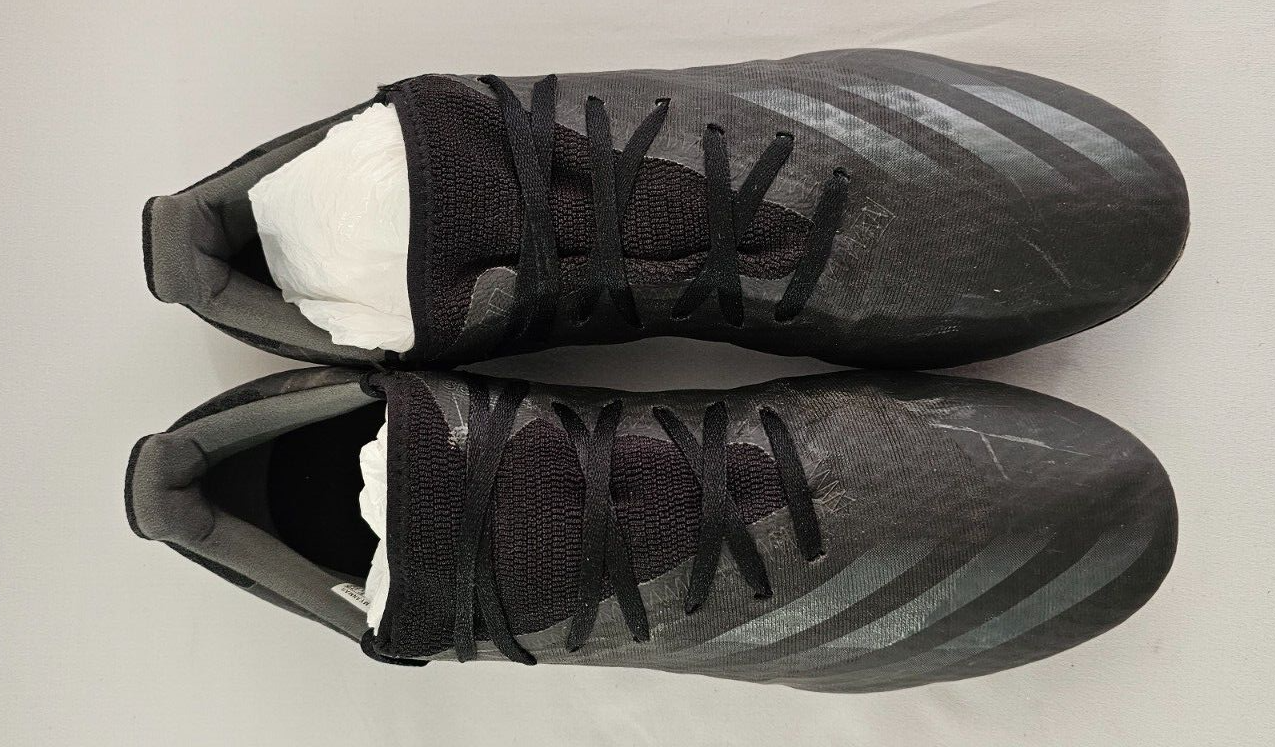 ADIDAS X GHOSTED.3 FG Soccer Cleats Mens Size 12 M BLACK-GREY