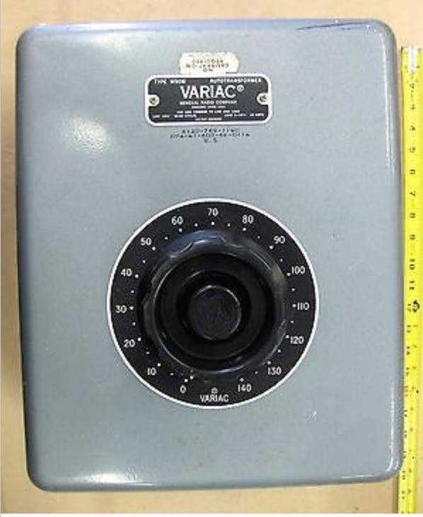 Variac Autotransformer General Radio Company W50M 40 Amp Powerstat 0-140VAC USA