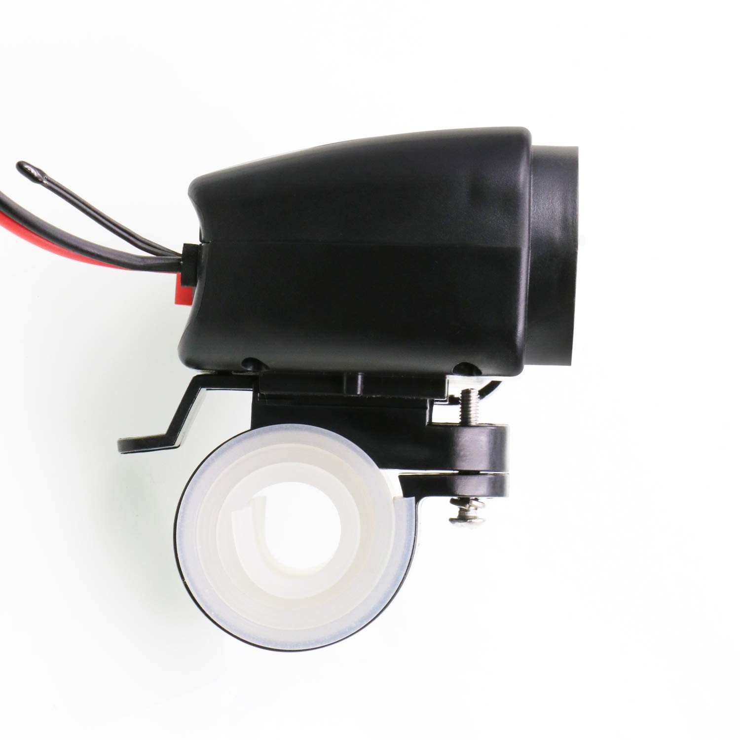 Motorcycle 5V 3.1A Dual USB Charger with Voltage Temperature Display Voltmeter
