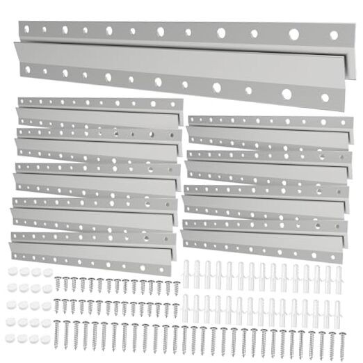 12"-10 Pairs French Cleat Hanger,Z-Hanger Picture Hanging Kit,Wall 12"-10Pairs