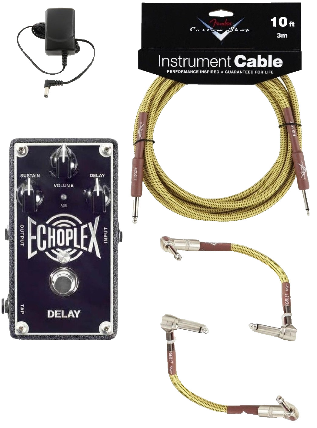 Dunlop MXR EP103 Echoplex Delay Pedal Sound Of EP-3 Tape Echo ( 10FT & 2 PATCH )
