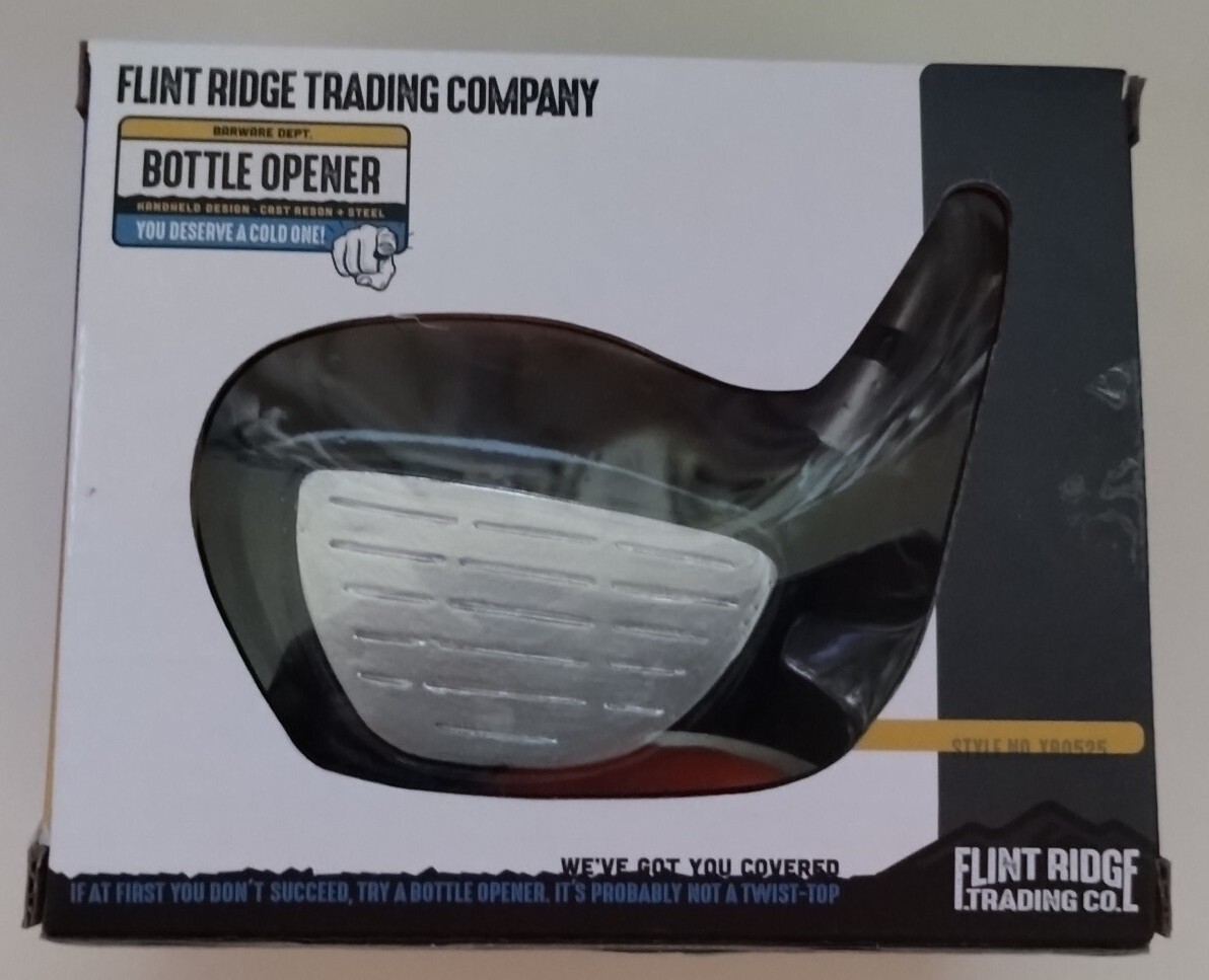 Flint Ridge Trading Company Golf Club Bottle Opener Brand New
