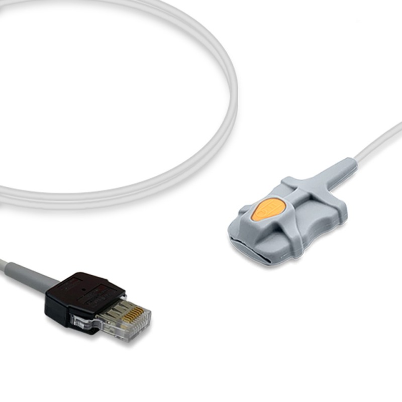 POX050-400S Compatible Adult Soft Tip SpO2 Sensor for Mediaid 3.0m (1Pc)