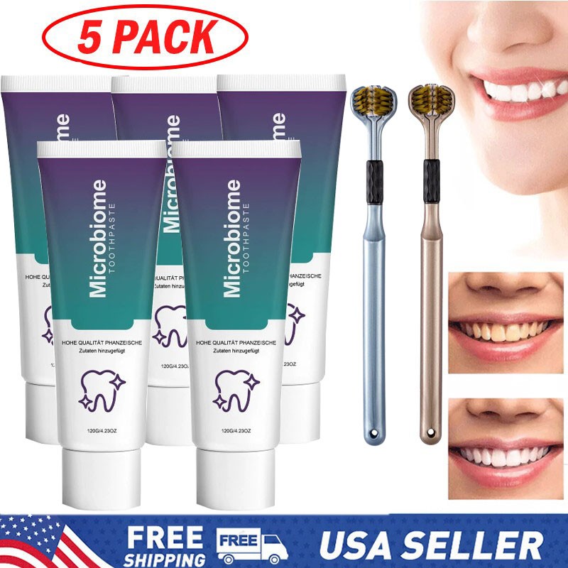 5X Microbiome Mint Flavor Gum Toothpaste Cleaning Toothpaste Sensitive Teeth