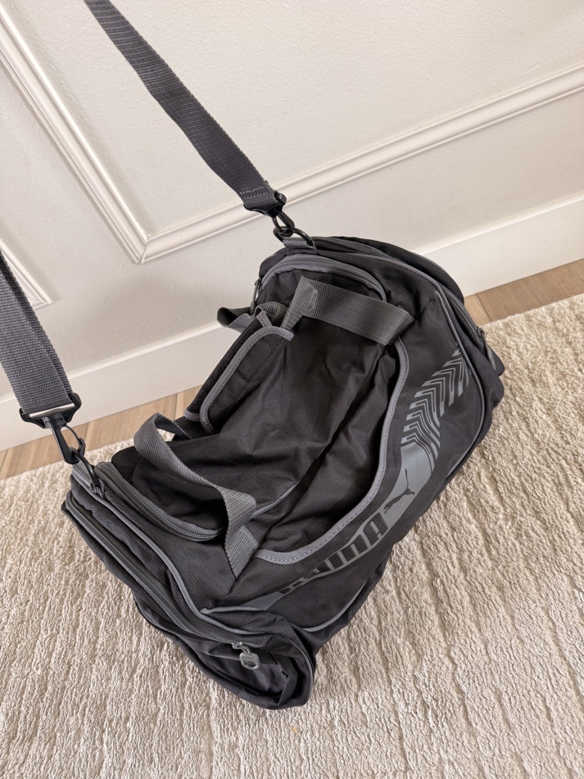 PUMA Contender 3.0 Athletic Duffel Bag - Gray/Black (OS)