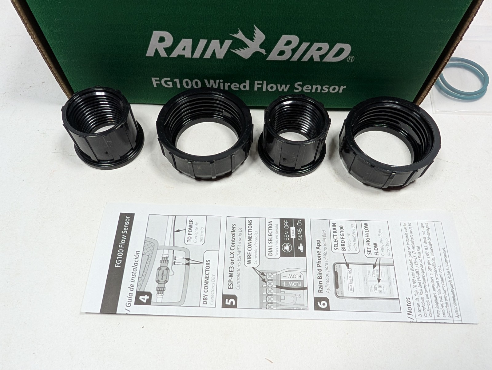 Rain Bird FG100 1 Inch Wired Plastic Flow Sensor with NPT Threaded A83926