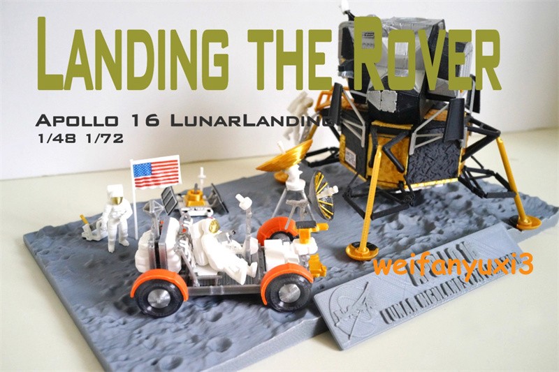 1/72 1/48 Scale Apollo 11 Apollo Lunar Module Astronaut Model Scene Toy
