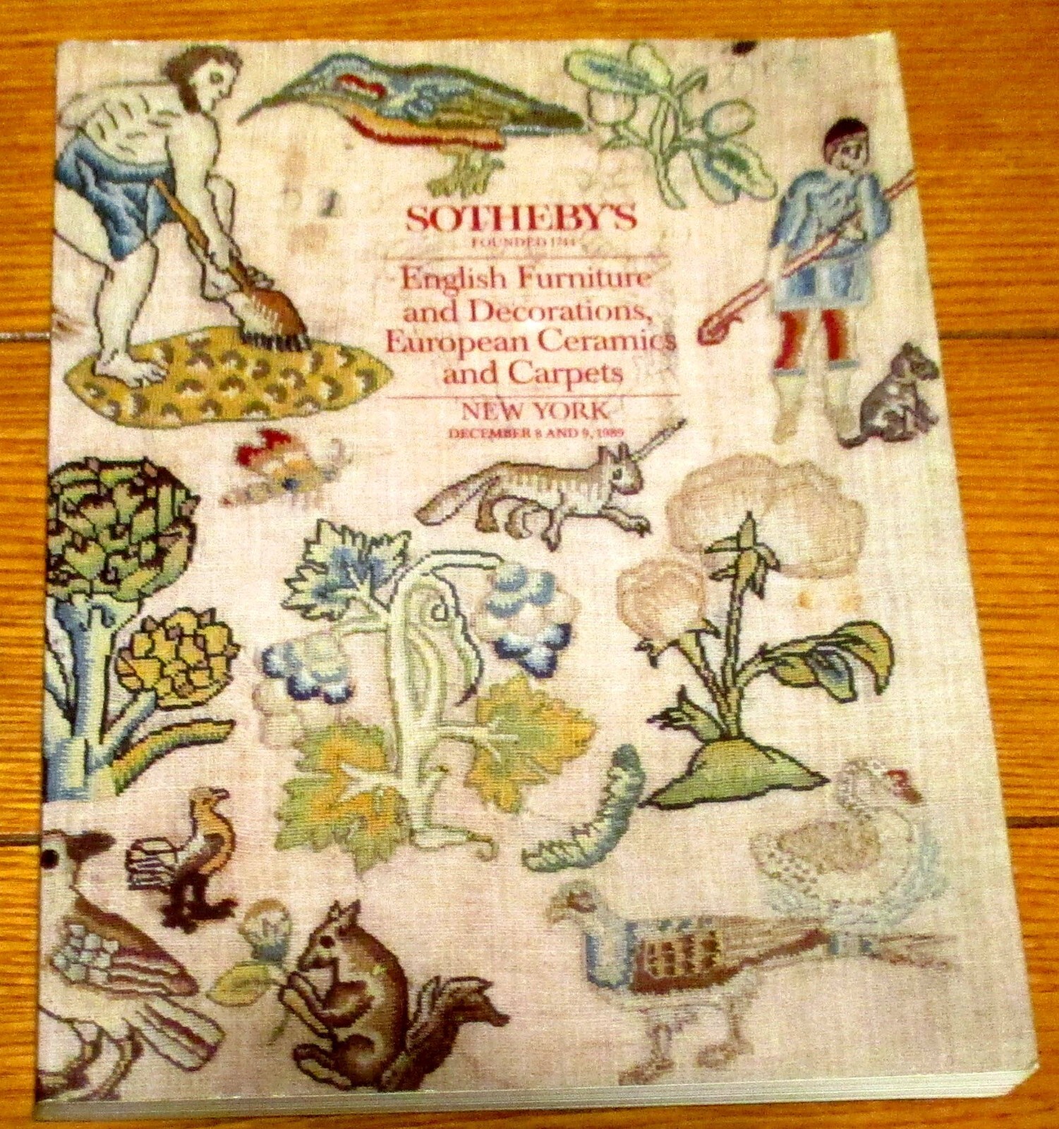 Sotheby's 1989 English Furniture and Decorative , European Ceramics and Carpets