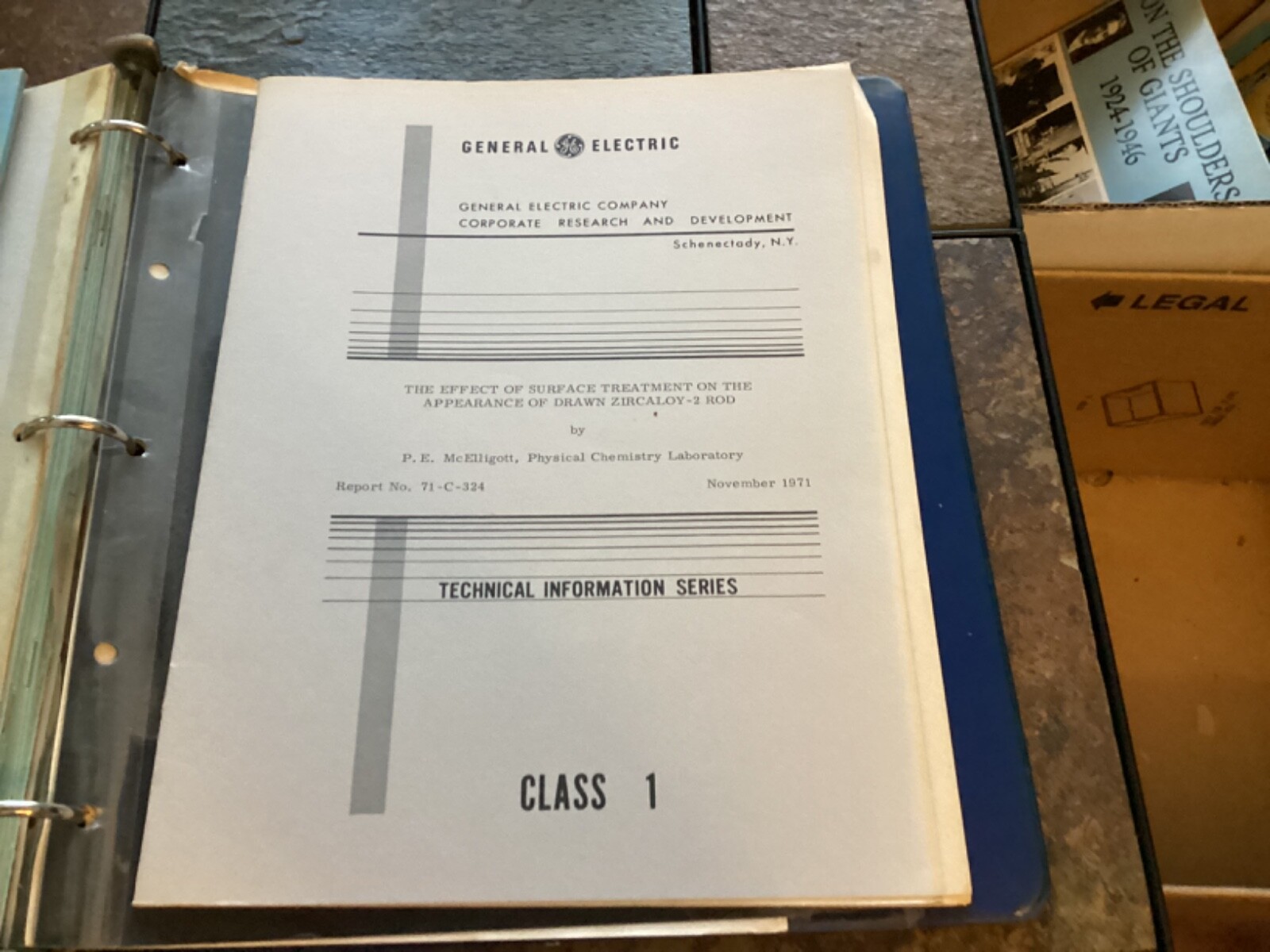 General Electric Employee Research Laboratory Style Manual + Technical Booklets