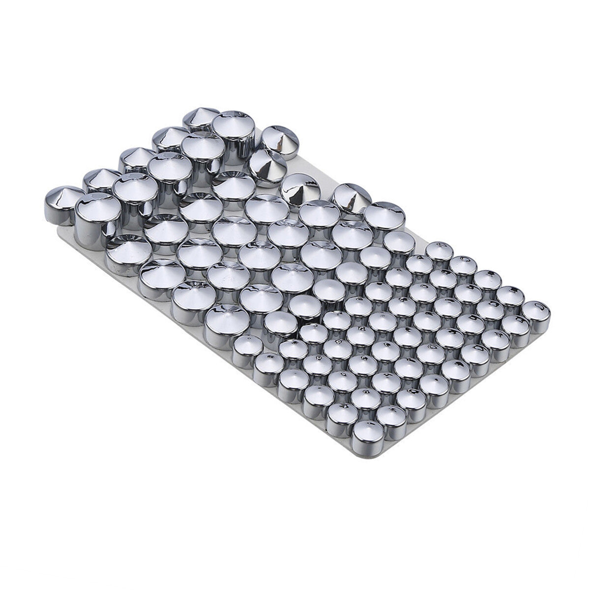 83 pcs Chrome Bolt Topper Caps Cover Fit For Harley Twin Cam Road King FLH 94-06
