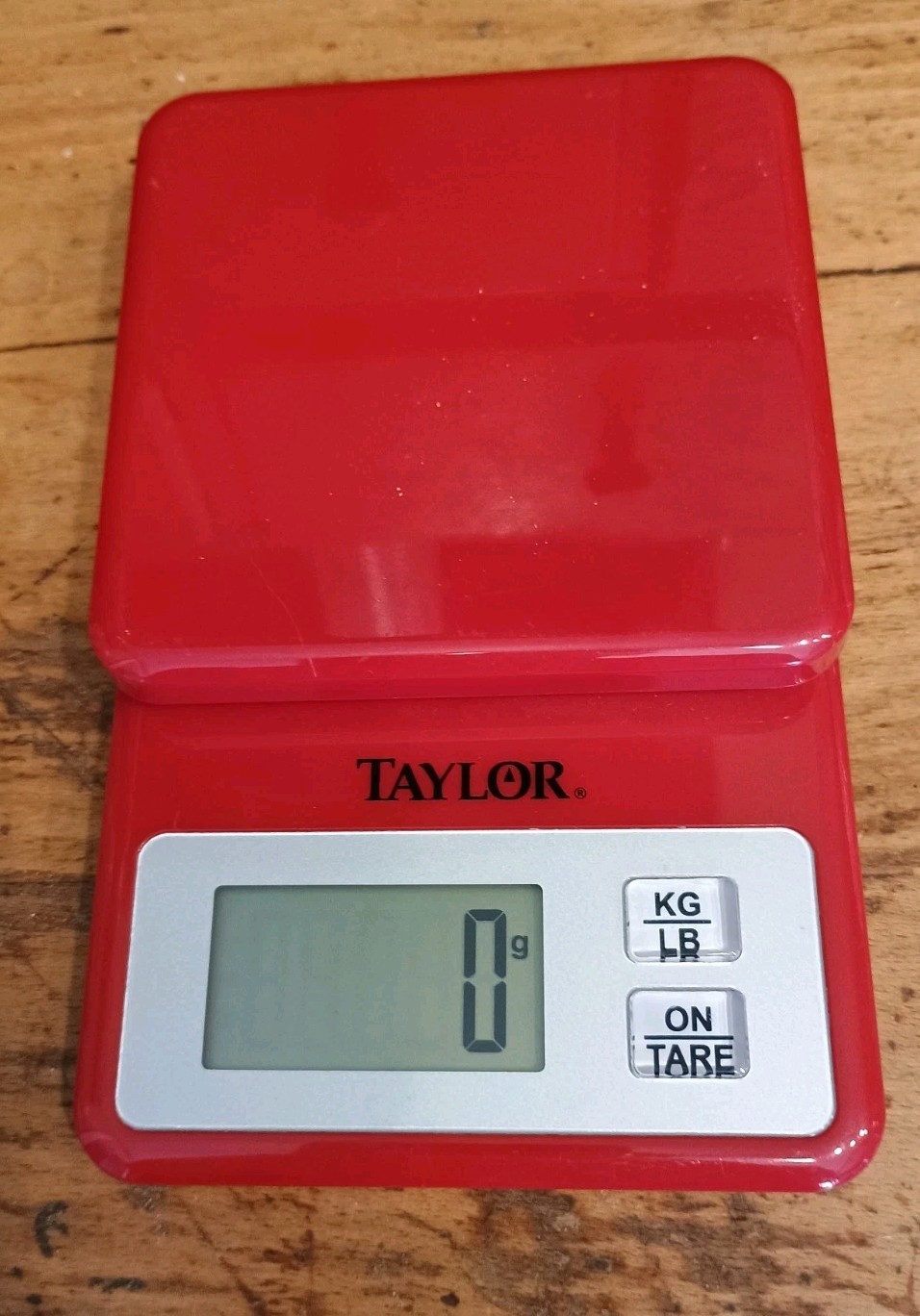 Taylor Compact Digital Kitchen Scale RED
