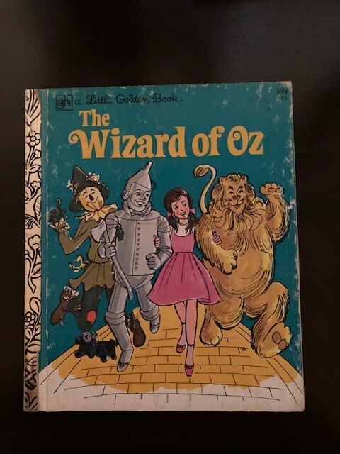 THE WIZARD OF OZ (LITTLE GOLDEN BOOK) By Mary Carey - Hardcover