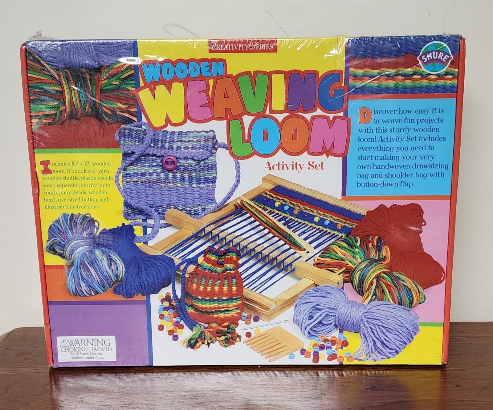 Shure Wooden Weaving Loom Activity Set NEW SEALED