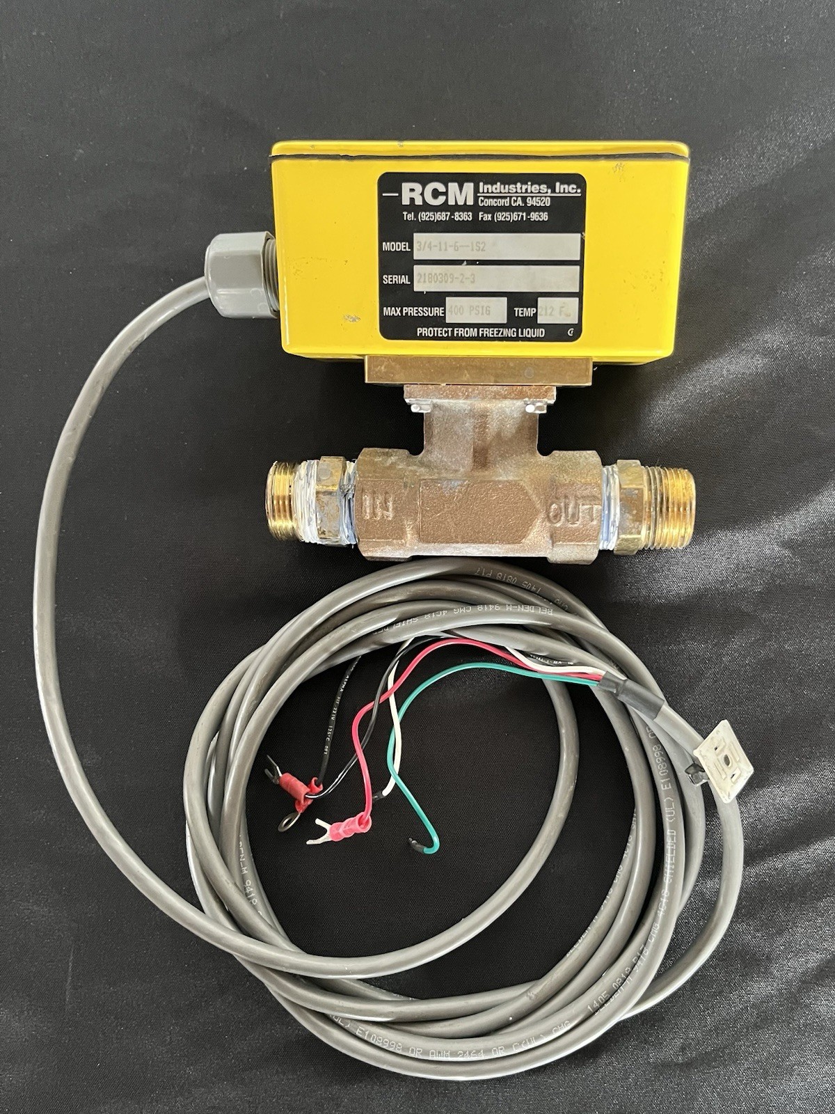 RCM Industries 1/4-11-4-1S2 Series 1000 Hazardous Location Flow Switch