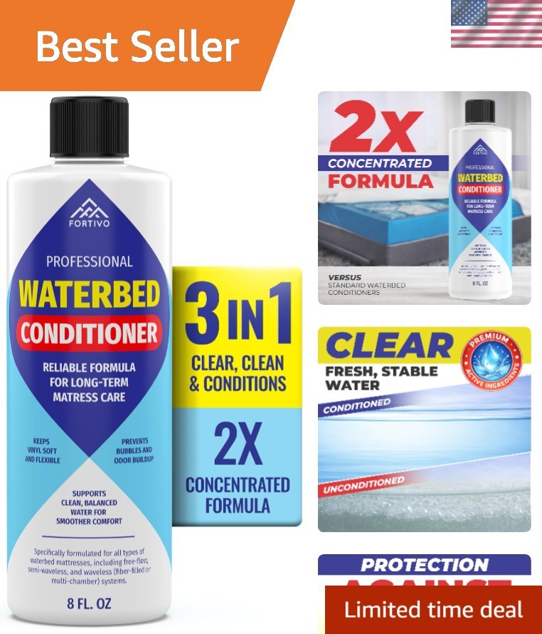 Waterbed Conditioner – Concentrated Formula for Routine Waterbed Care and Lon...