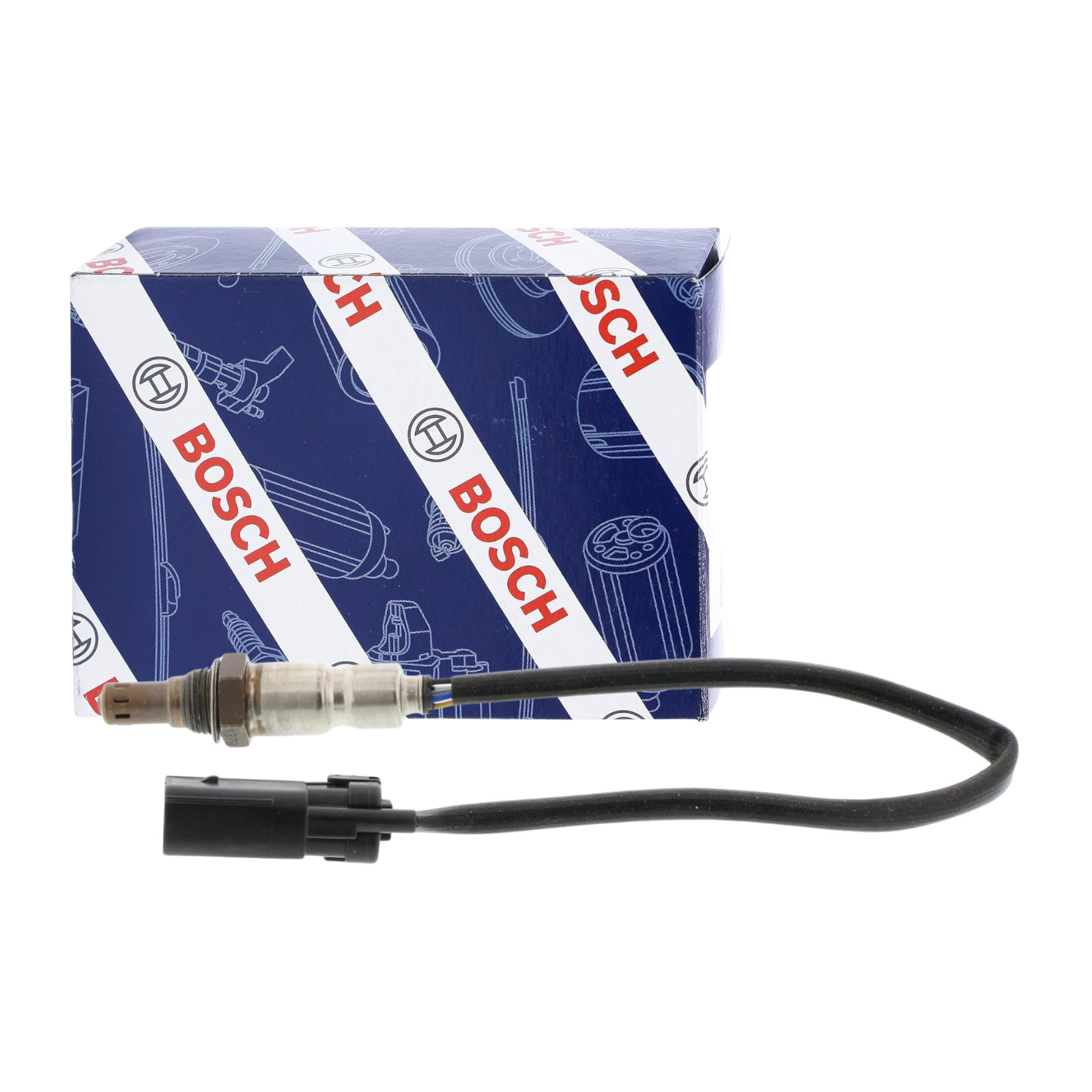 Upstream Oxygen Sensor Bosch 18088 compatible with Ford Lincoln Mazda Mercury