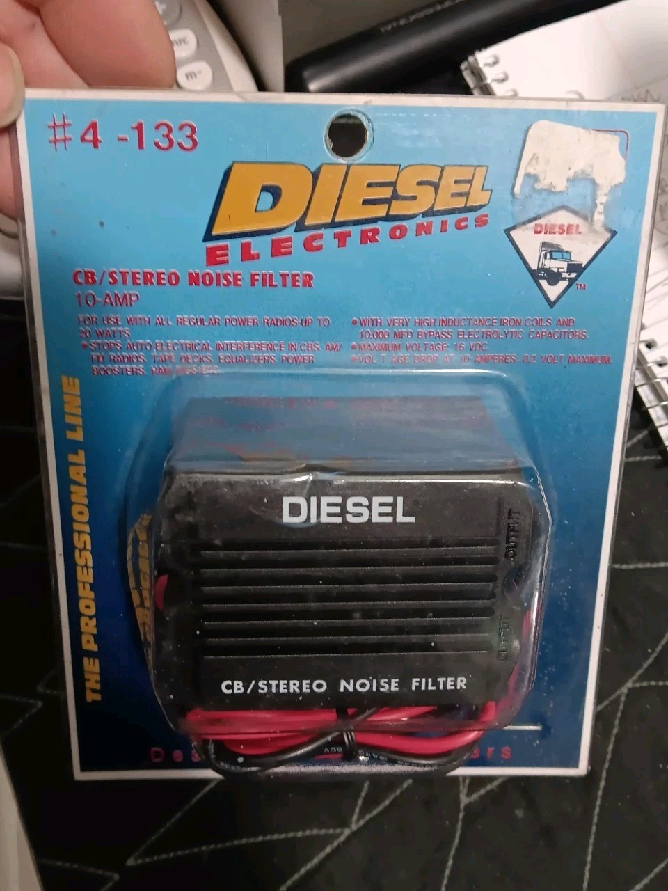 Diesel CB Stereo Noise Filter 10-amp NOS