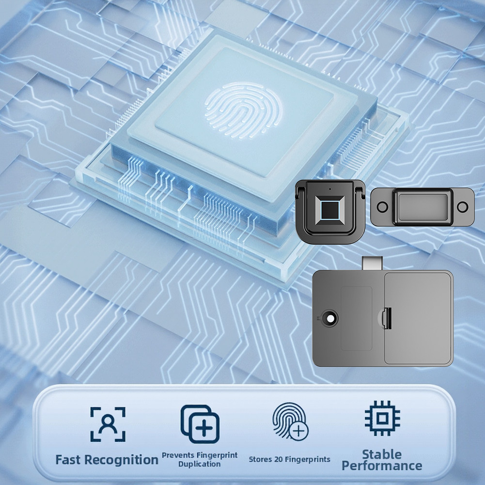 Fingerprint Lock Biometric Security For Office Scratch-resistant Alloy
