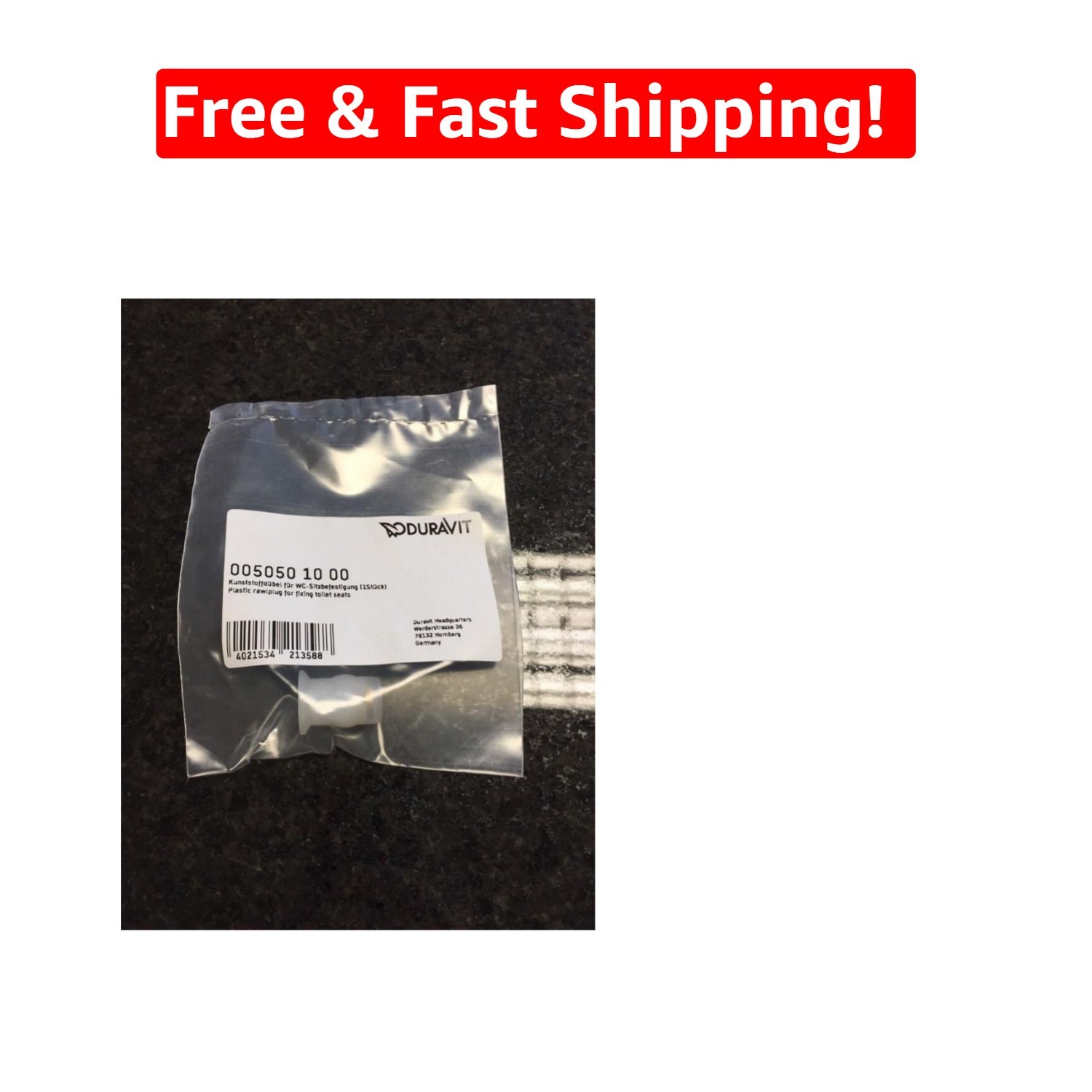 Manual Operation Round Plug for Starck 3 Fixtures - Essential Replacement Part
