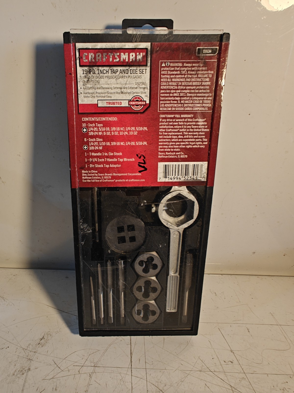 Craftsman 19 pc Metric Tap and Die Set 52348  New  Sealed