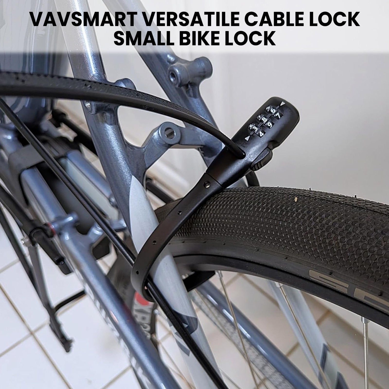 VAVSMART Zip Tie Lock, Adjustable Cable Lock Combination - Cafe Quick Combo