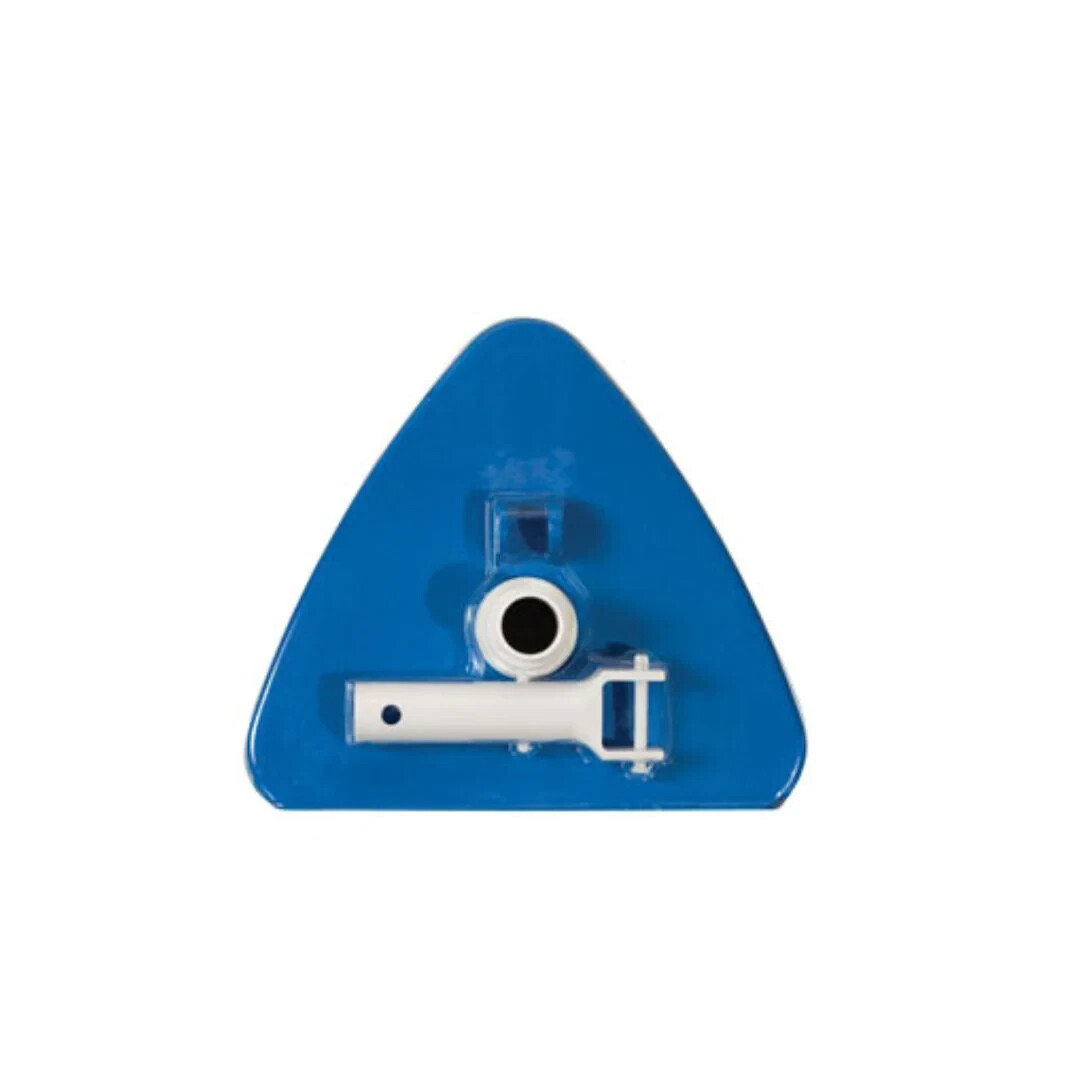 BS58750 Vinyl Pool Vacuum Head, Weighted Solid Blue Triangular 1.25" - 1.5"