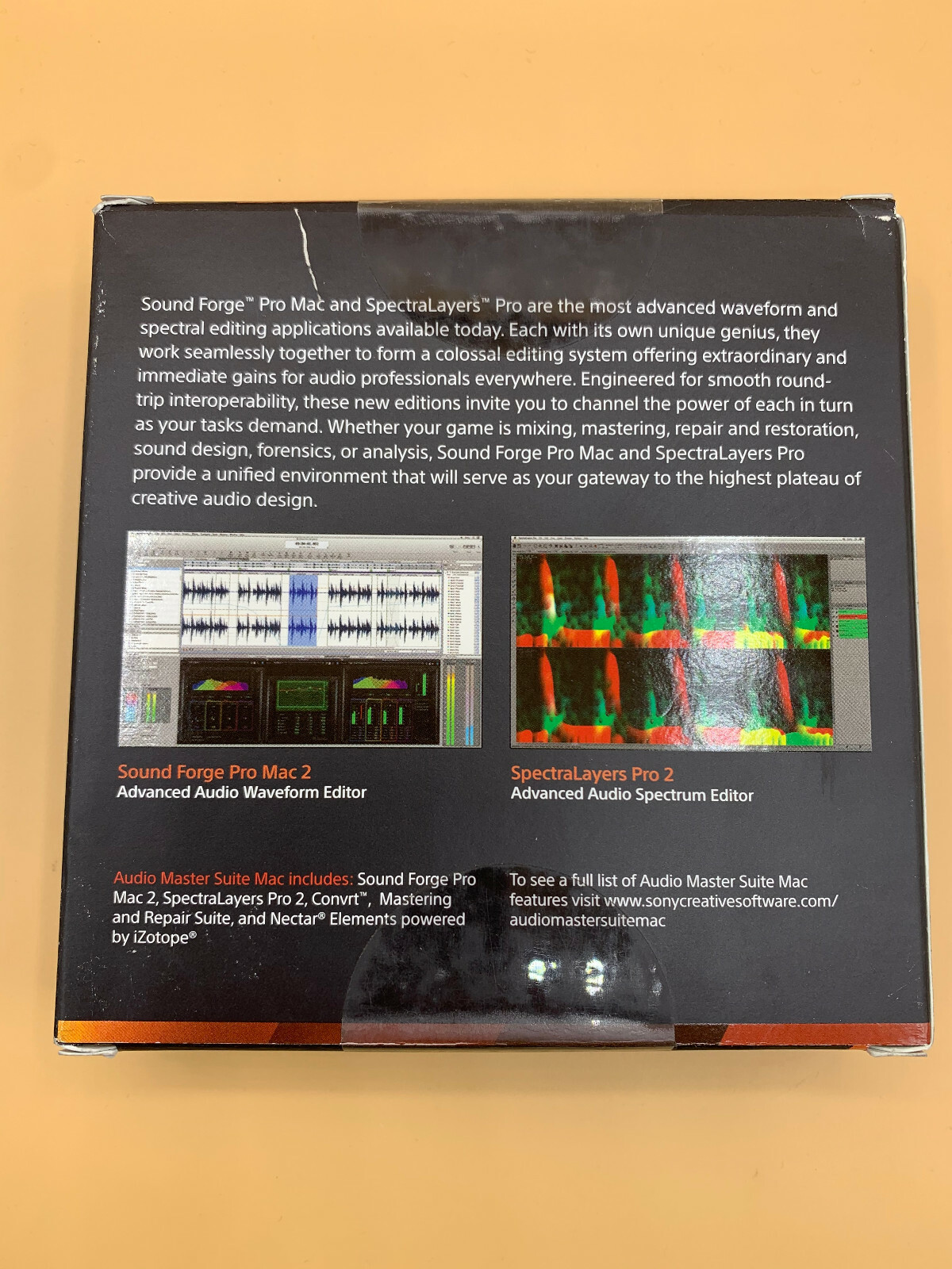 Sony Audio Master Suite Mac - Waveform and Spectral Editing (Download Version)