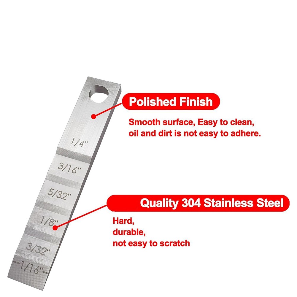 Pipefitter Tools 2130 Small Pipe Spacer Wedge Stepped Guage Step Feeler 1467