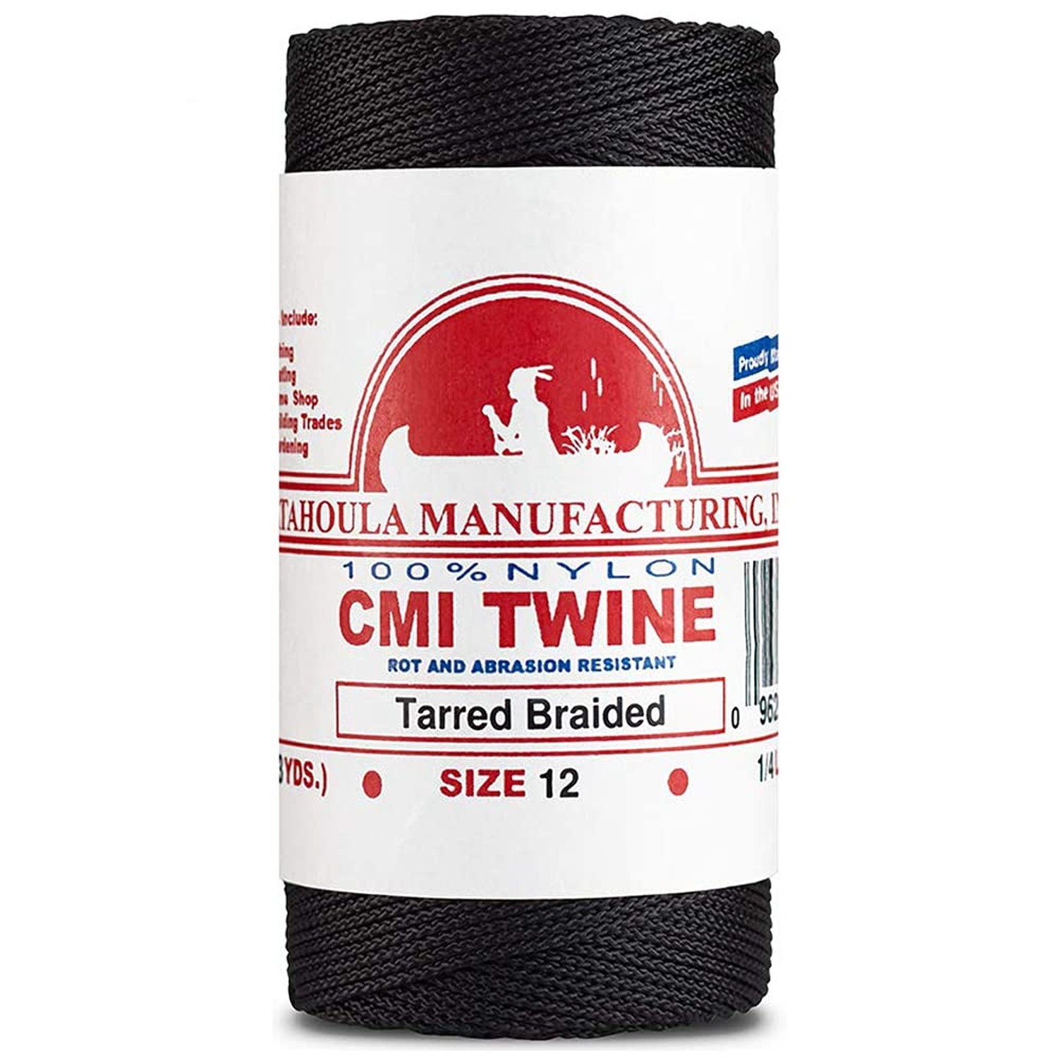 Catahoula Tarred, Braided Nylon Twine #60 (1/4 lb)