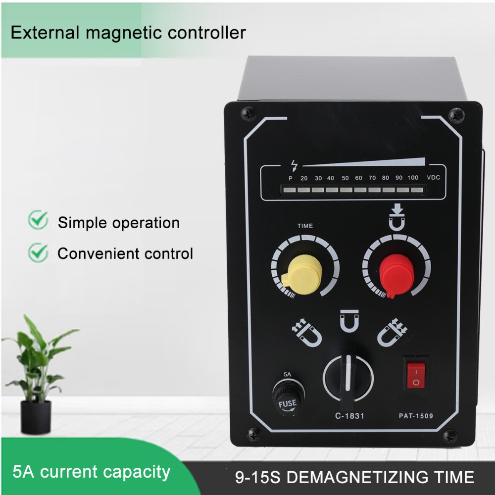 Electro Magnetic Chuck Controller 110V 5Amp Planer Milling Grind LED Display