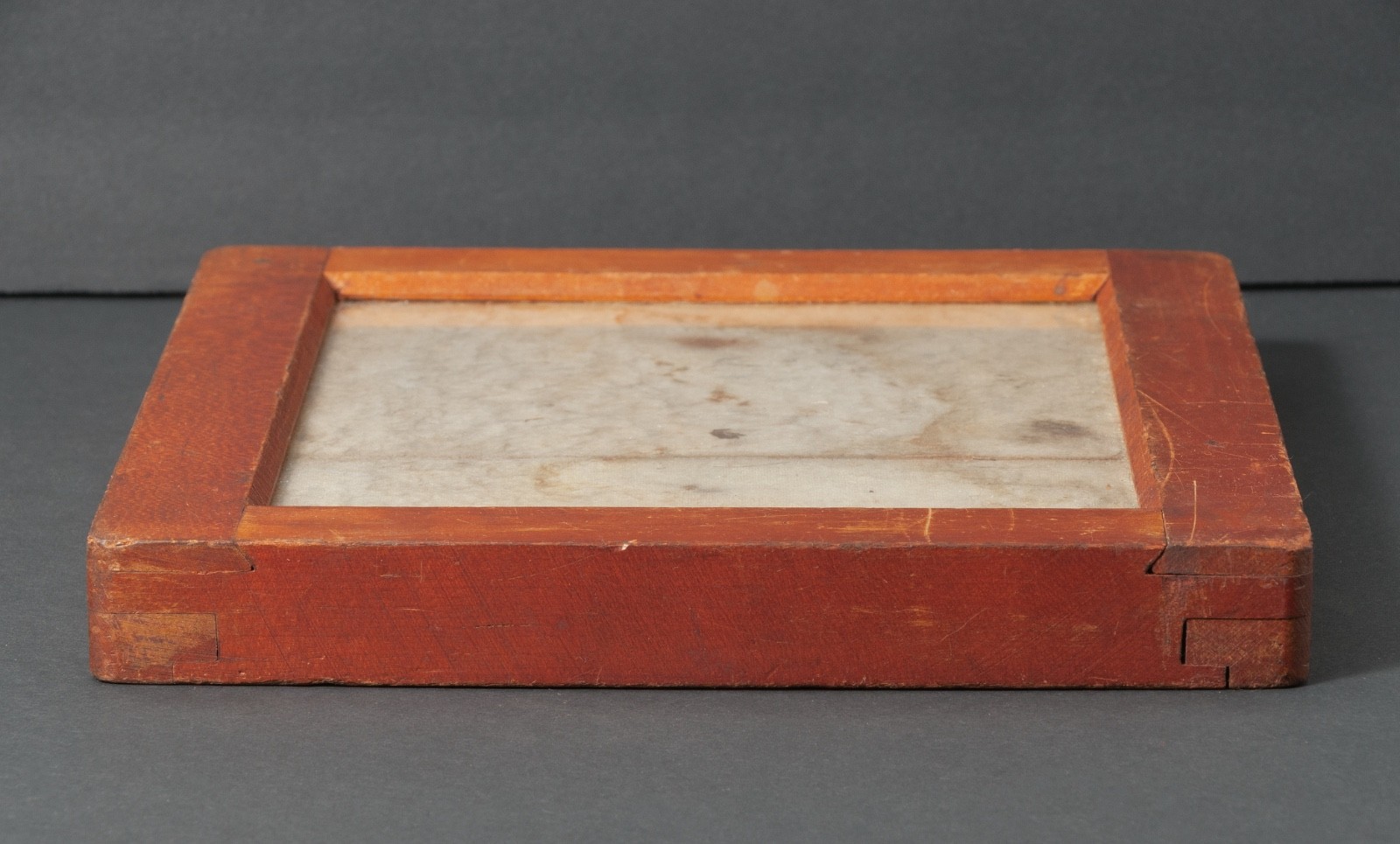 Antique Wood Metal Glass Negative Contact Photography Printing Frame Holder