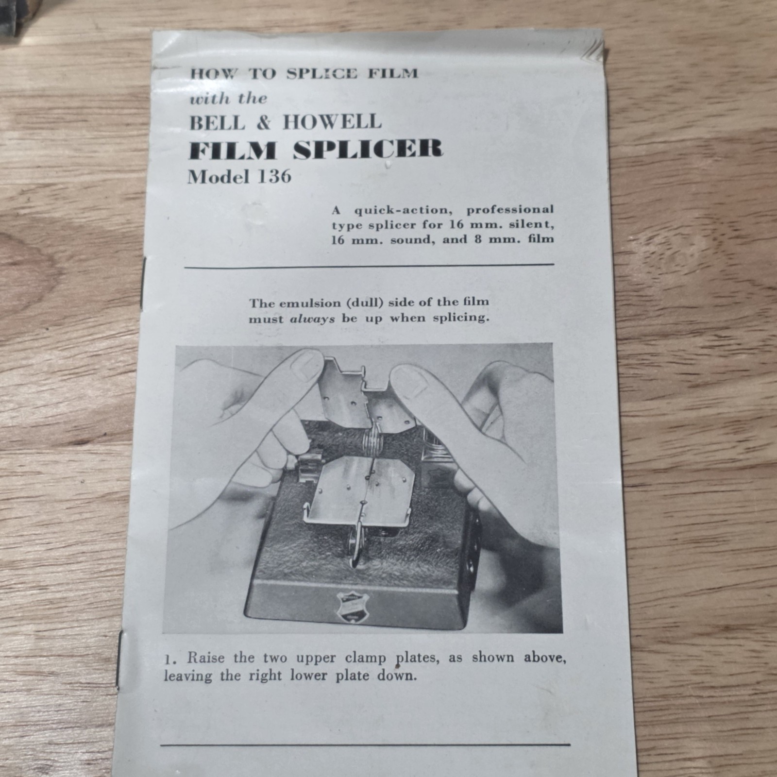Vintage Bell Howell Filmo Splicer 136 - For 16mm Sound & Silent & 8 mm Film