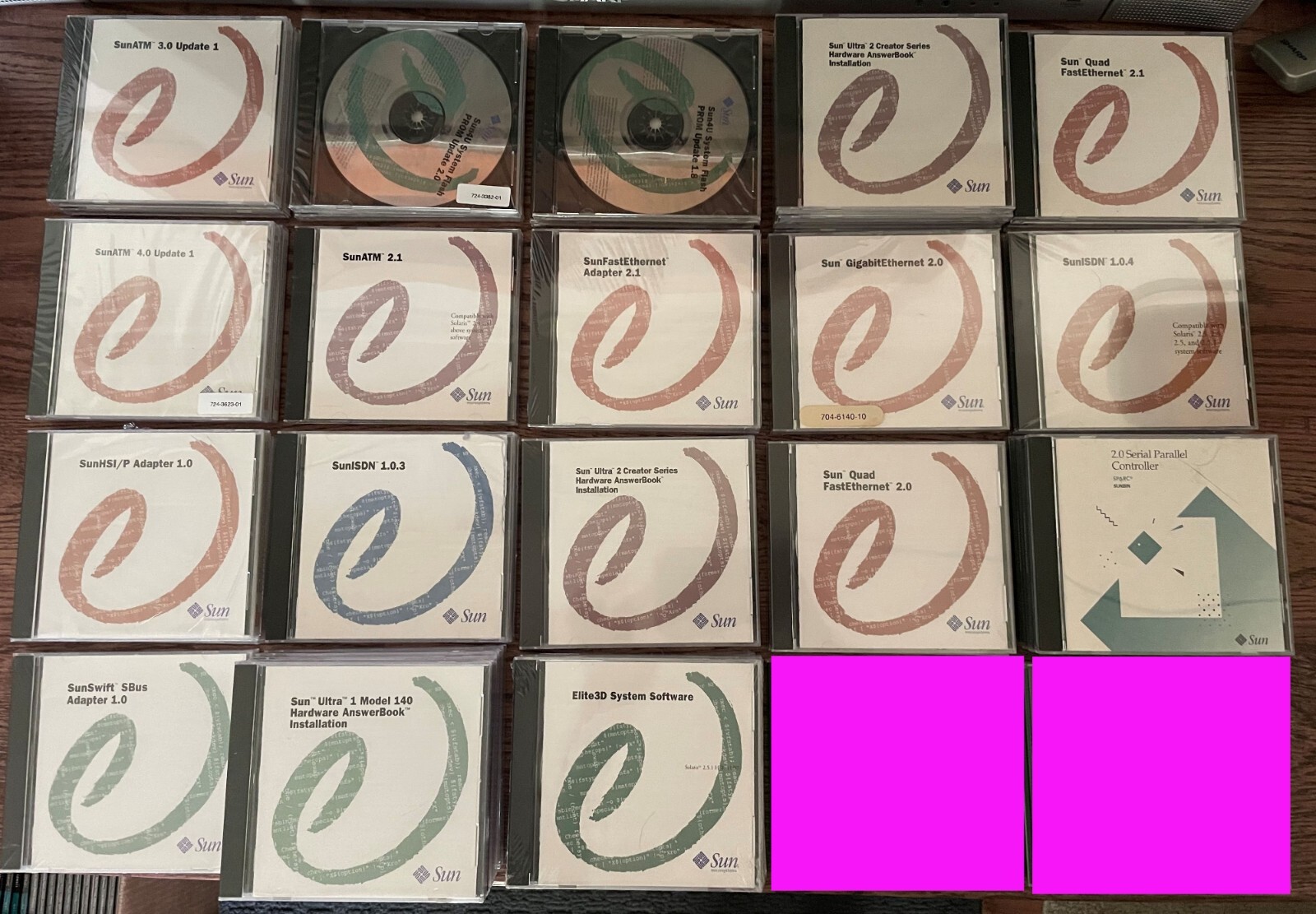 One Sun Microsystems Installation CD, You Pick One CD from the Pictures, Solaris