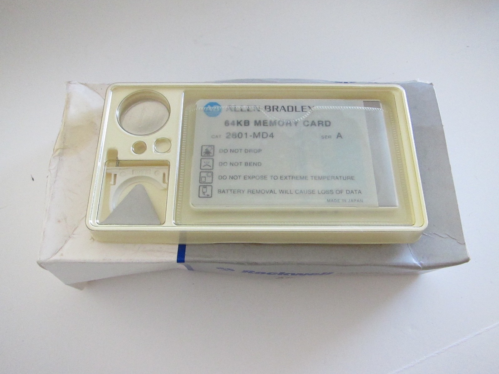 New Allen Bradley 2801 vision Accessory 64K Memory Card 2801-MD4 2801MD4 Ser. A 