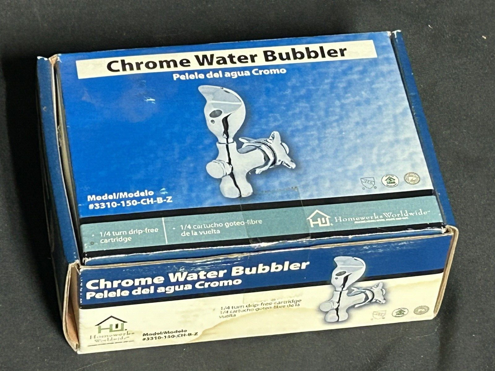 Homewerks Worldwid 3310-150-CH-B-Z Chrome Water Bubbler Fountain Faucet 1/2" FPT