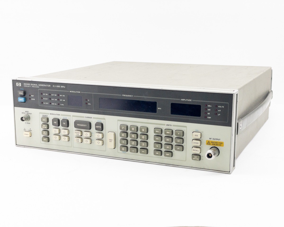 Hewlett Packard 8656B Signal Generator 0.1-990 MHz, Wide-Range RF Source