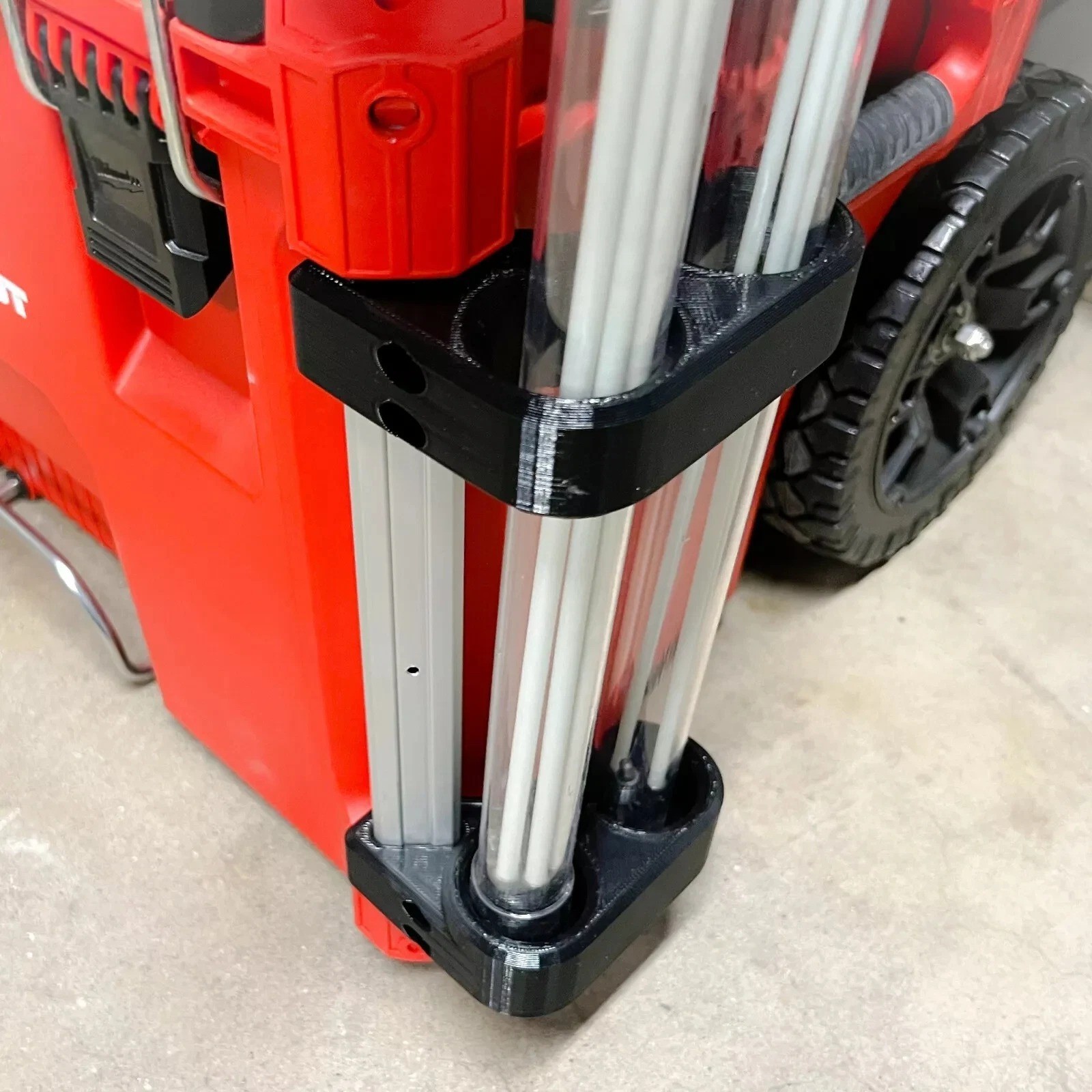 Milwaukee Packout Dual Pipe Bender Fish Rod Holder Left or Right