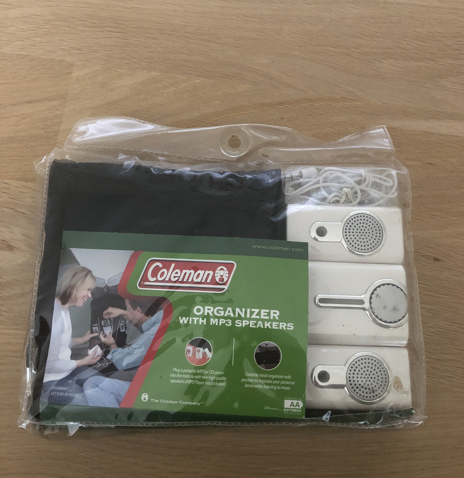 NEW Coleman Organizer with mp3 Speakers Camping RV A1