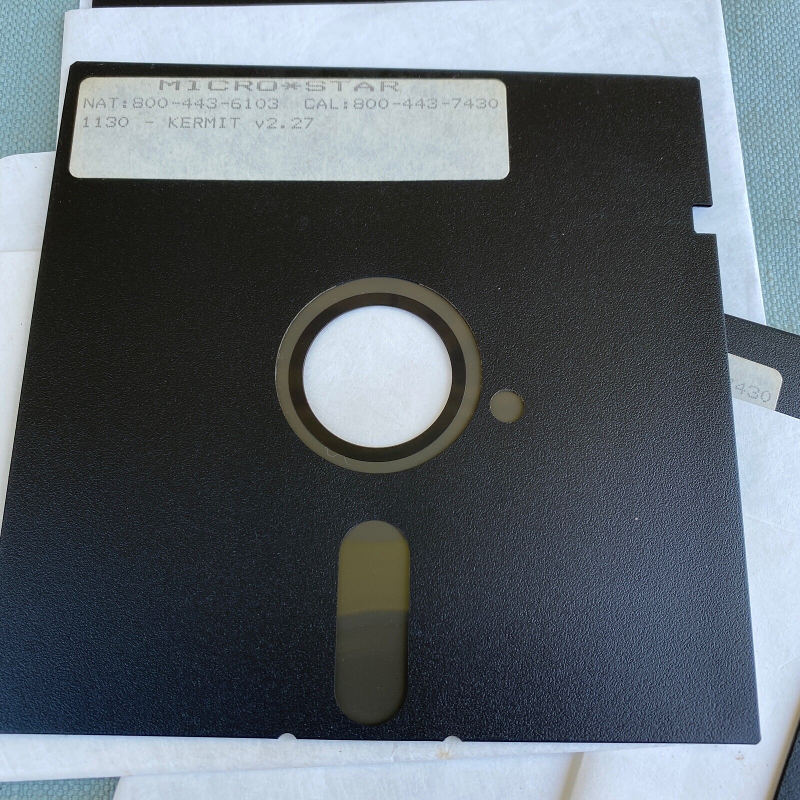 Micro Star Kermit v2.27 II WASM Assembler Modem 7 5.25” Floppy Disk PC Computer