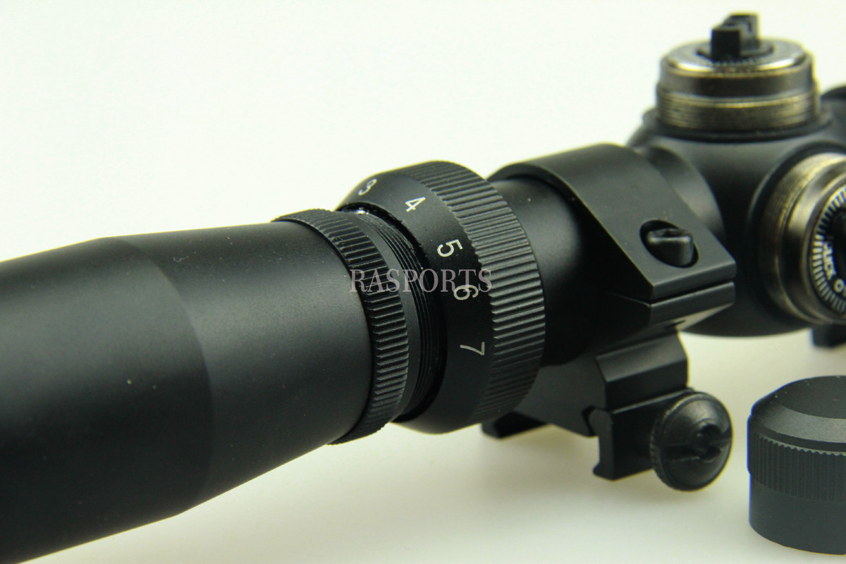 Long Eye Relief Scout Scope 2-7x32 w/ weaver Scope Rings & Covers